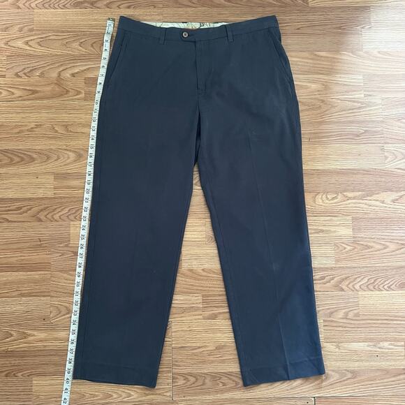 Tommy Bahama Silk Pants 35x30 | Gray Relaxed Fit Chinos Resort Cruise Wear Beach - Picture 1 of 6